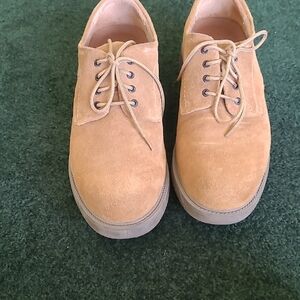 Men's St Johns Bay Tan Suede Leather Shoes 10
